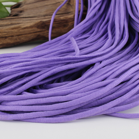 Paracord Kordel UNI LAVENDEL einfärbig 4mm 6,4m/ Bund 