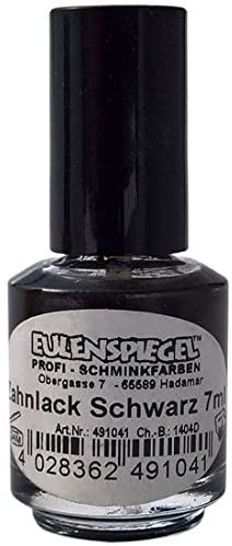 Zahnlack schwarz, 7 ml