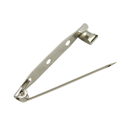 Broschennadel  35mm silberfärbig, 10 Stk./Btl. Anstecknadel