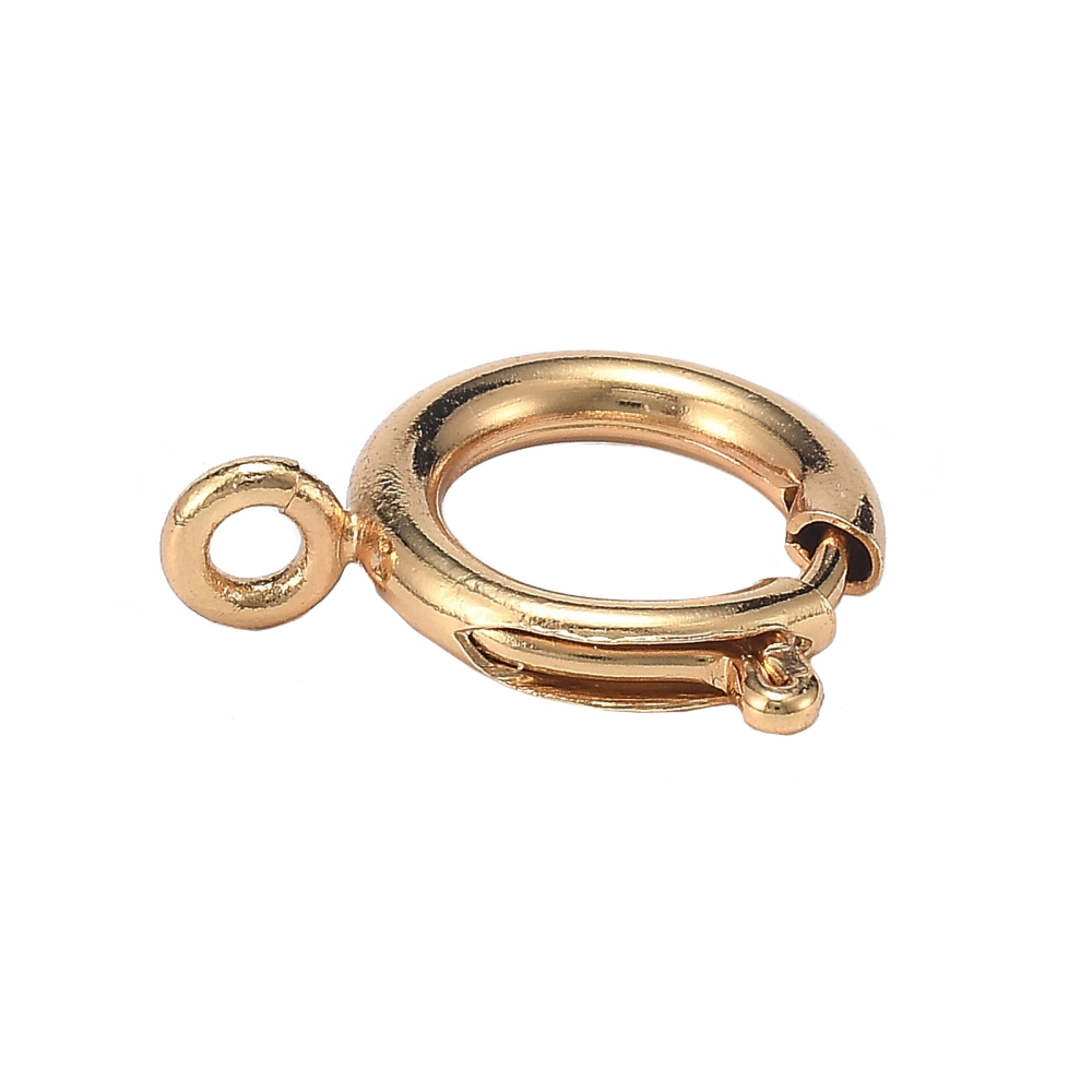 Federring 19x16x2,5mm gold 1 Stück Federring 19x16x2,5mm gold 1 Stück