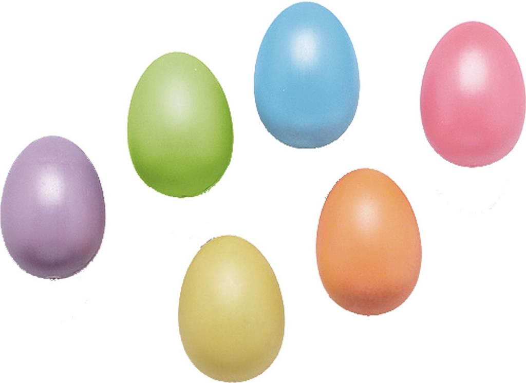 Kunststoff-Eier pastell 6cm 10Stück/Packung Kunststoff-Eier pastell 6cm 10Stück/Packung