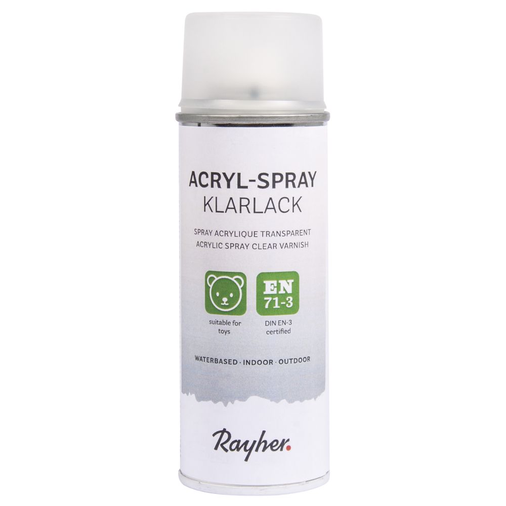 Acryl-Spray Klarlack zum Sprühen styroporfest matt 200ml