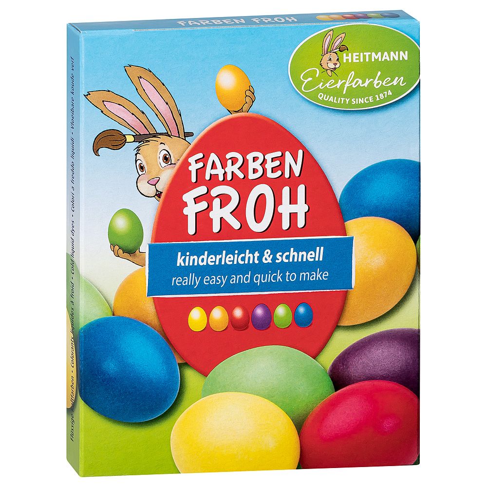 Heitmann Eierfärbe-Set Farben-Froh Kaltfarben