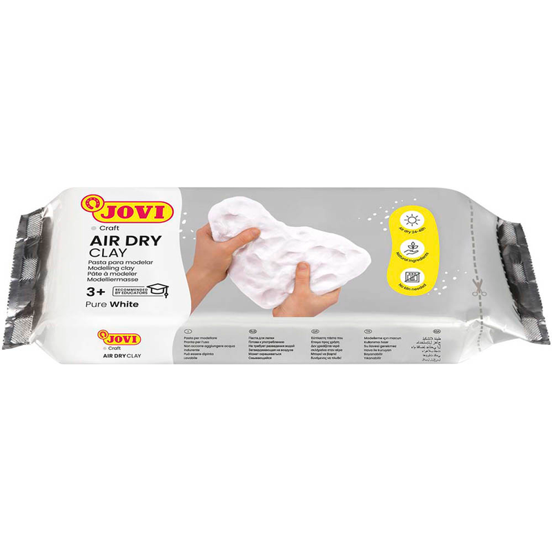 JOVI Modelliermasse lufttrocknend WEISS 1000g