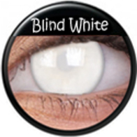 Kontaktlinsen , Blind White, 2 Stück