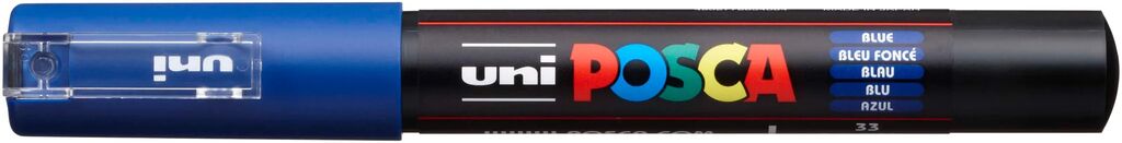 UNI POSCA Marker PC-1MC BLAU extra feine Spitze 0,7 - 1 mm UNI POSCA Marker PC-1MC BLAU extra feine Spitze 0,7 - 1 mm