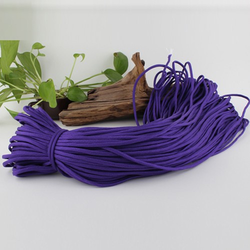 Paracord Kordel UNI VIOLETT einfärbig 4mm 6,4m/ Bund 