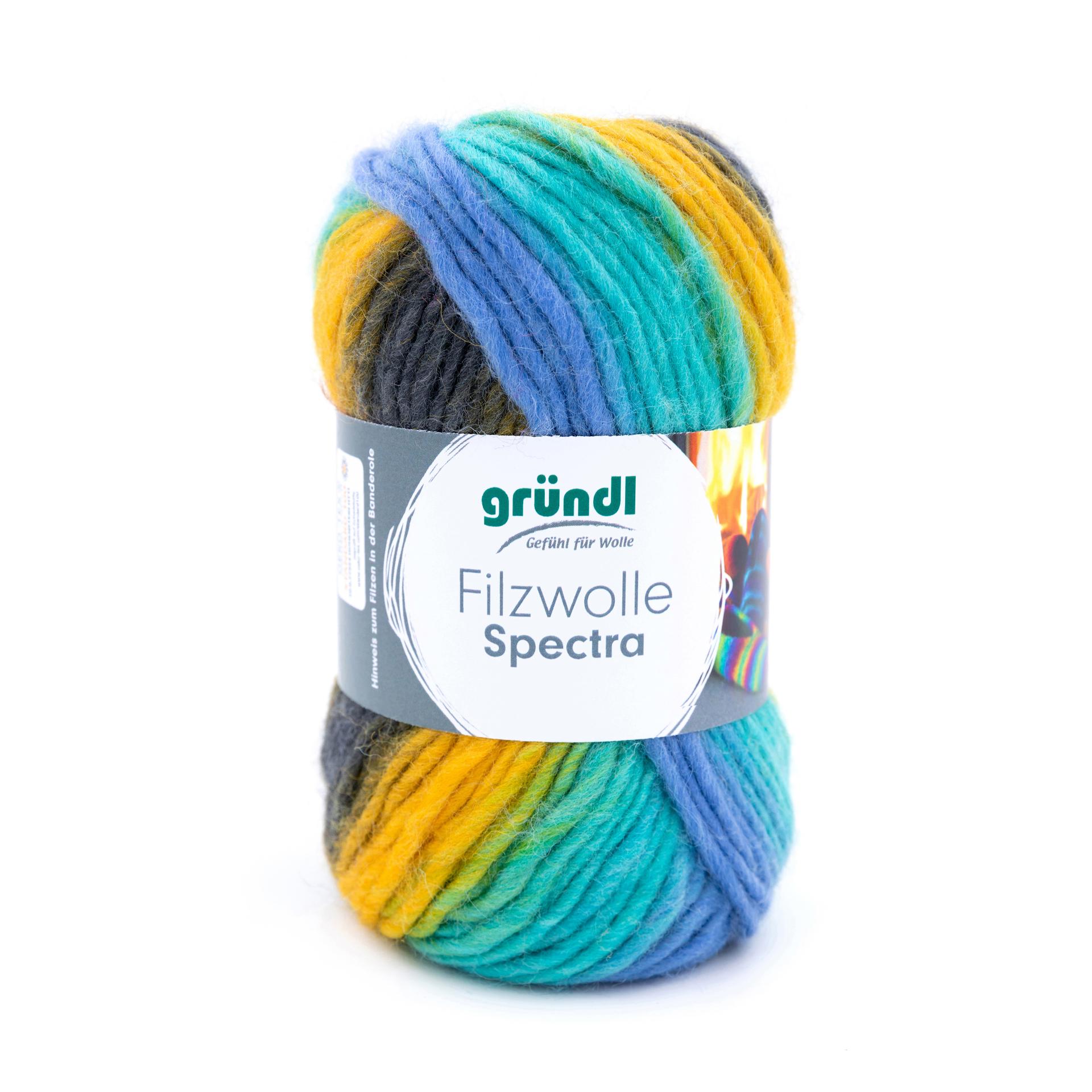 Filzwolle Spectra 100m/100g Strickfilzen Strickfilzwolle