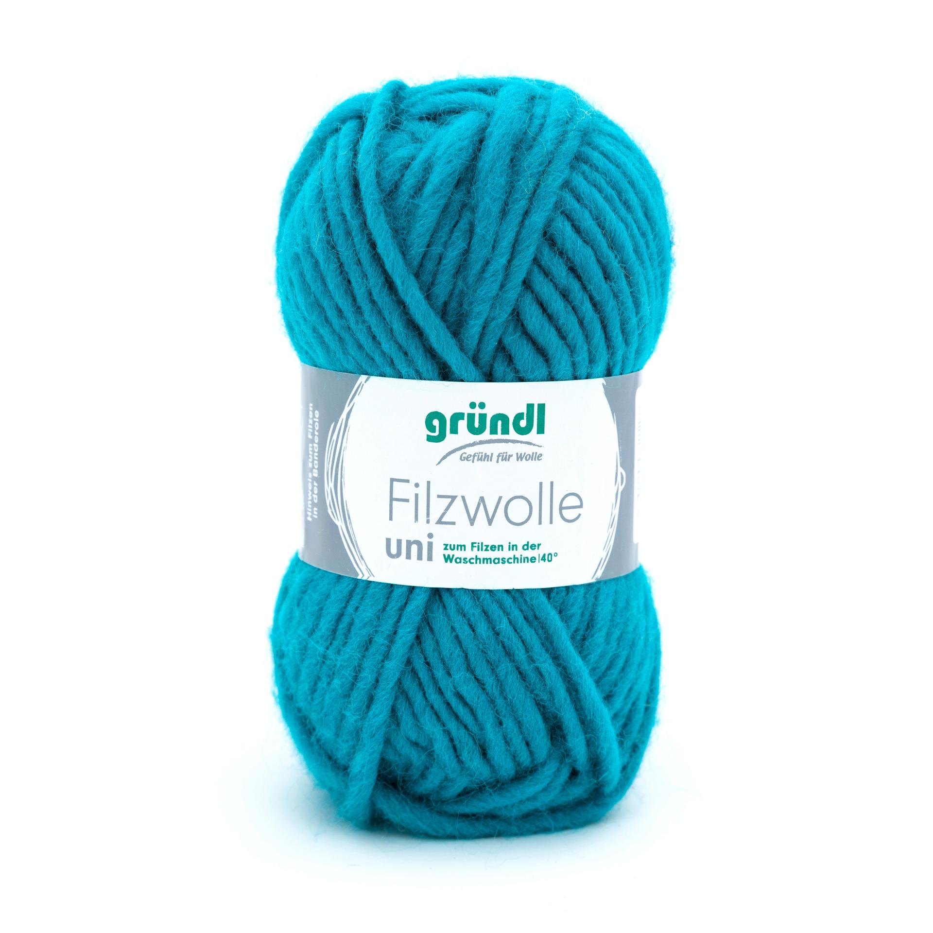 Strickfilzwolle 50g- 50m Schurwolle Strickfilzen Waschmaschinenfilzen 