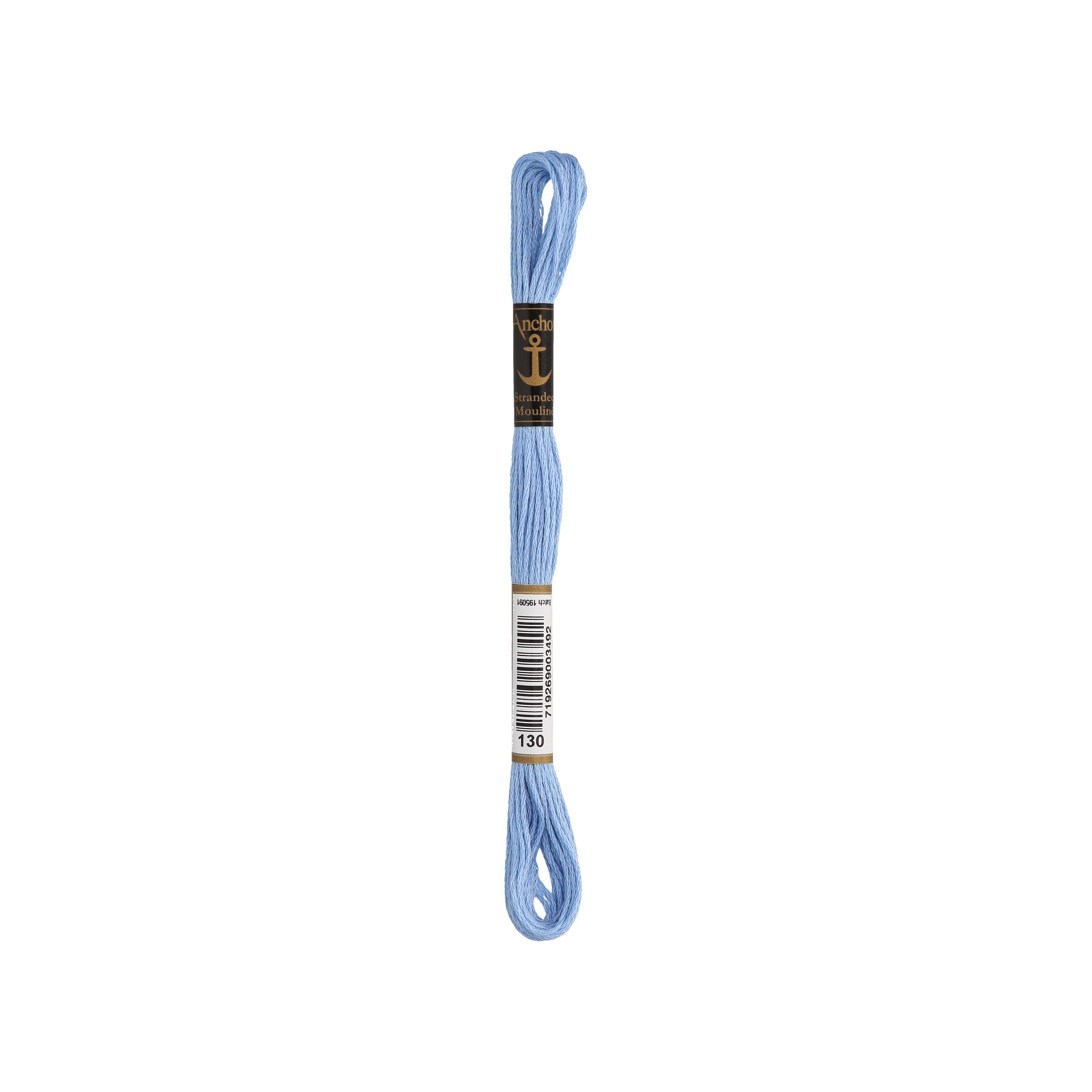 Anchor -Stranded Mouliné-Garn HIMMELBLAU Sticktwist 6-fädig 100% Baumwolle 8m Anchor -Stranded Mouliné-Garn HIMMELBLAU Sticktwist 6-fädig 100% Baumwolle 8m