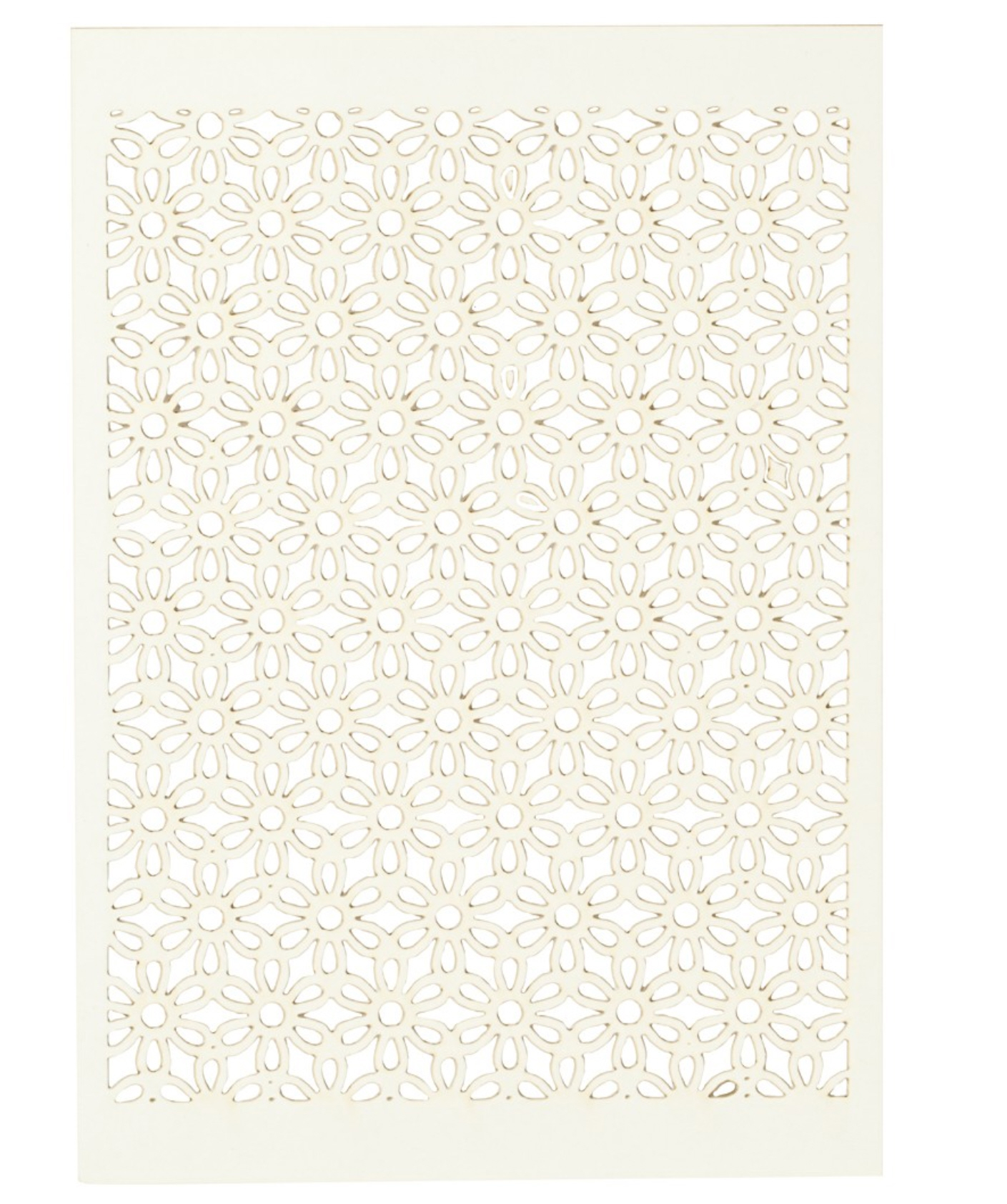 Karton mit Spitze Blatt 10,5x15cm 200g 10Stck. Cardboard Lace