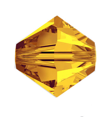 Swarovski Doppelkegel Sunflower , Bicone