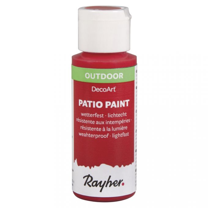 Patio Paint 59ml, Allwetterfarbe, Acrylfarbe für draußen, Außenbereichsfarbe