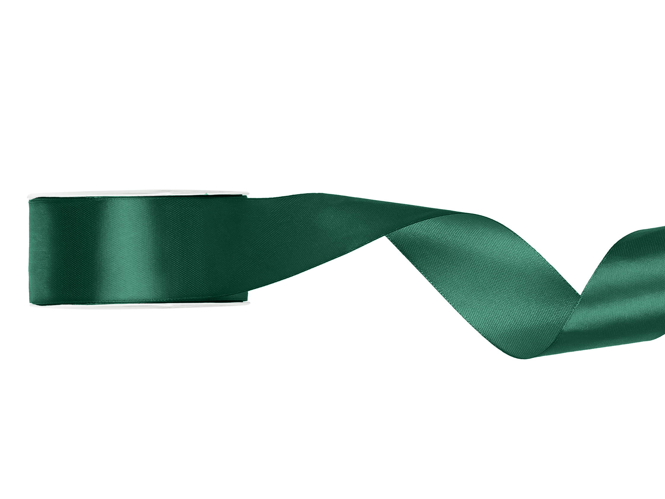 Satinband BOTTLE GREEN 25mm 25m/ Rolle Satinband BOTTLE GREEN 25mm 25m/ Rolle