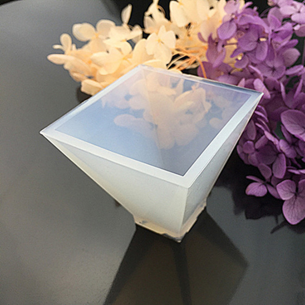 Silikongießform Pyramide  50x50mm DIY Silicone Molds Trapezoid 