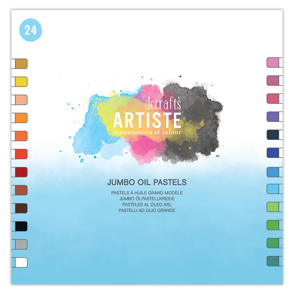 Docrafts Artiste Jumbo Oil Pastels Set 24 Stück 