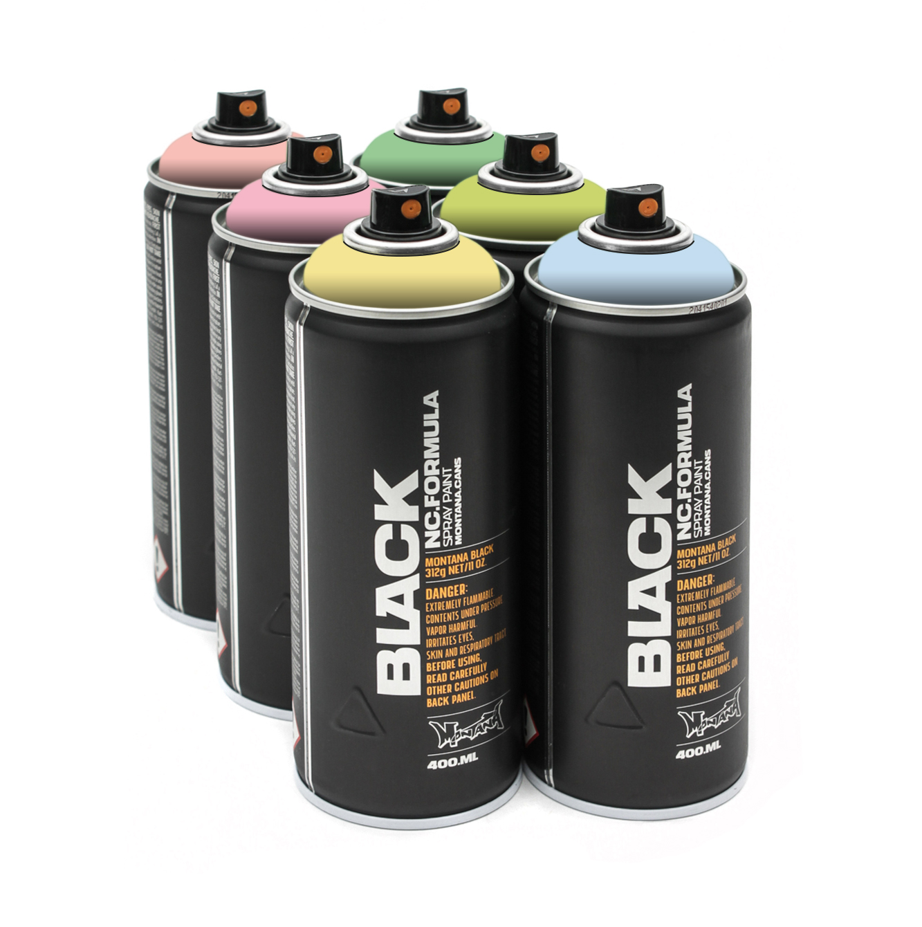 Montana Black 400ml Montana Cans Sprühfarbe Spray Dose 