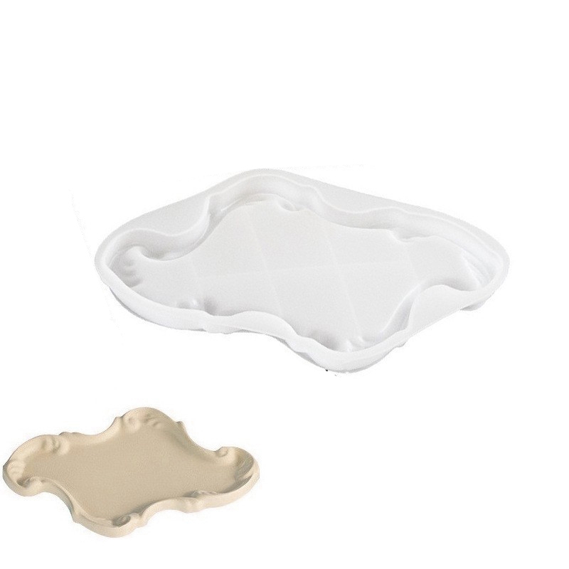 Silikonform Schmuckschale Wolke Barock 243x168x16mm