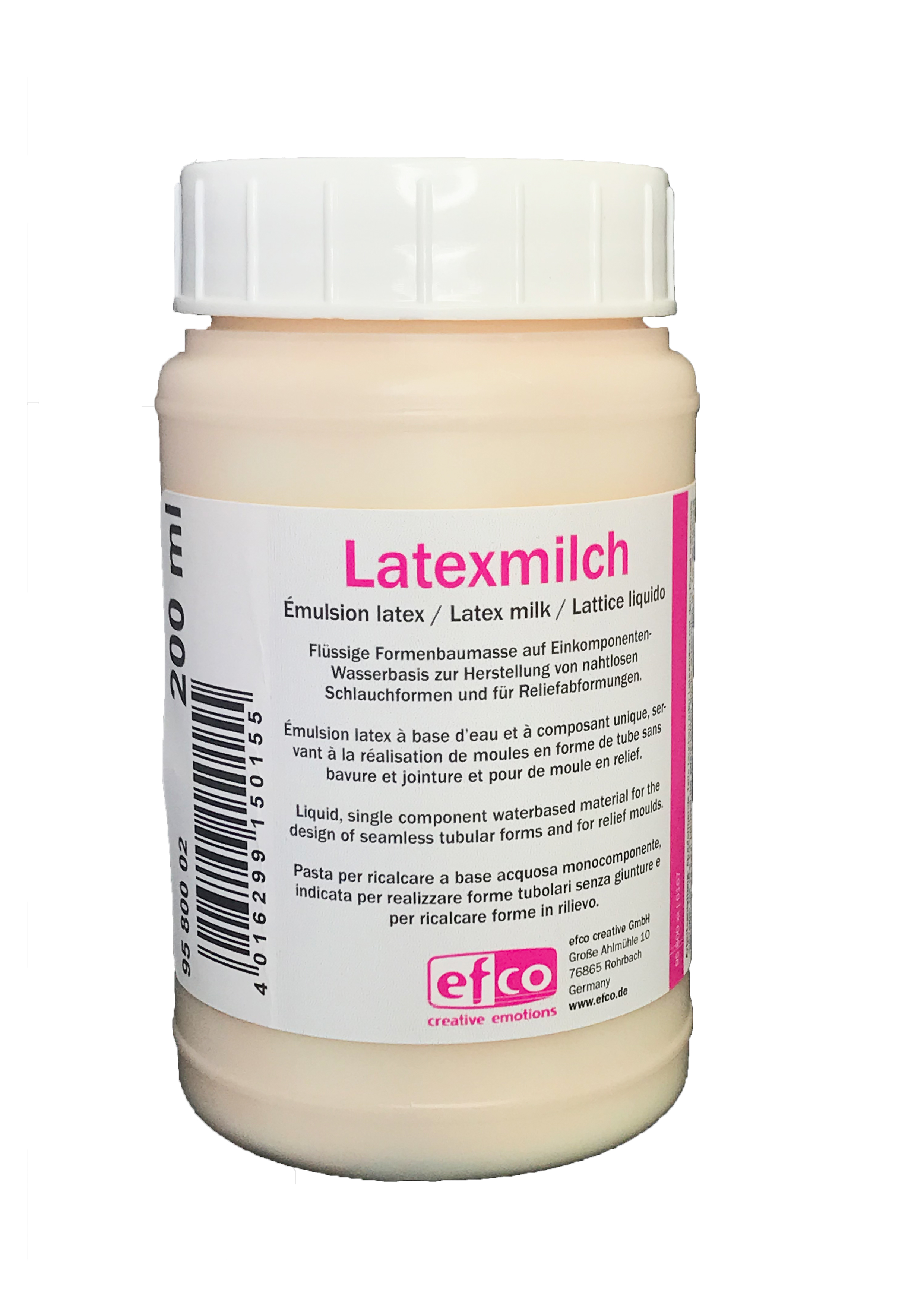 Latexmilch Flüssiglatex Latexemulsion Gummimilch
