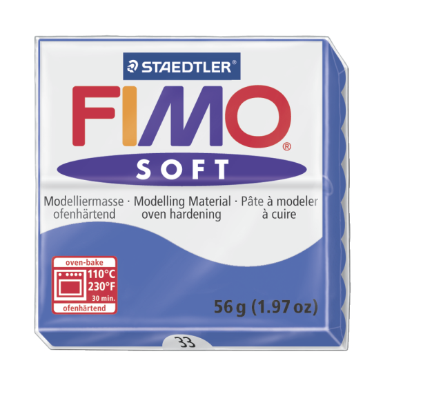 Fimo Soft brilliantblau
