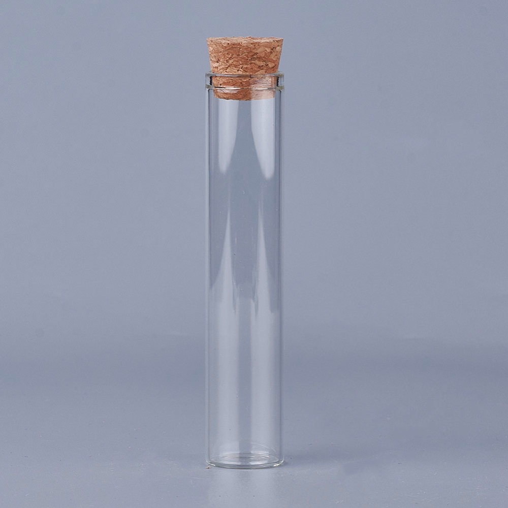Glas mit Korken 2x10,8cm 4 Stück 