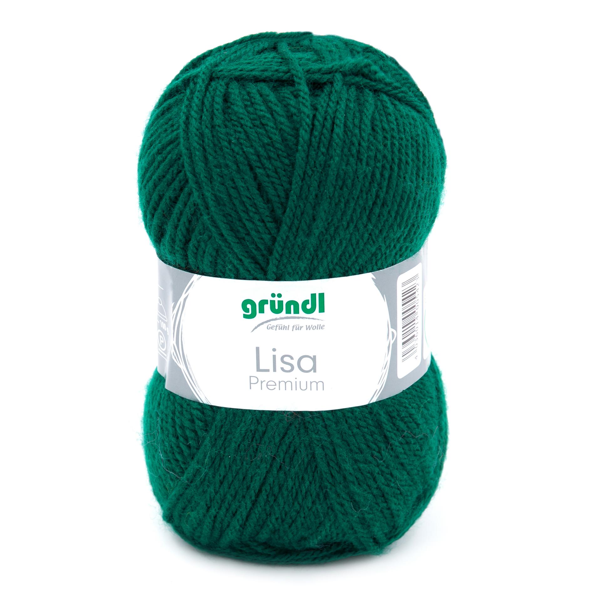 Lisa Premium einfärbig, Schulbastelwolle Bastelwolle, 50 g/133m