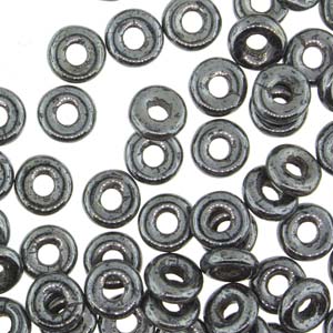 O-Beads Aluminium Silver  3,8x1mm, 5 g/Dose  