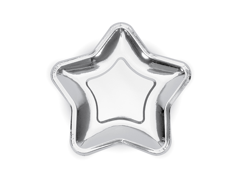 Paper Plates Star Pappteller Stern 23cm 6 Stück 