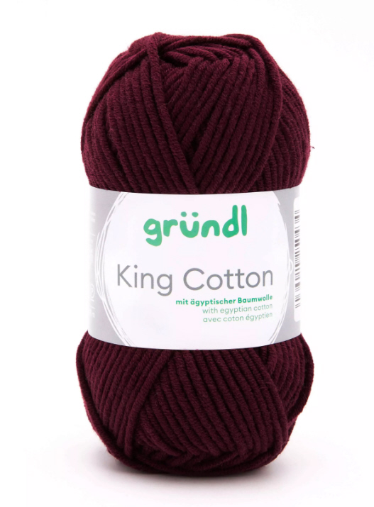 King Cotton 55 % Polyacryl 45 % Baumwolle (egypt), 50g/78m King Cotton 55 % Polyacryl 45 % Baumwolle (egypt), 50g/78m
