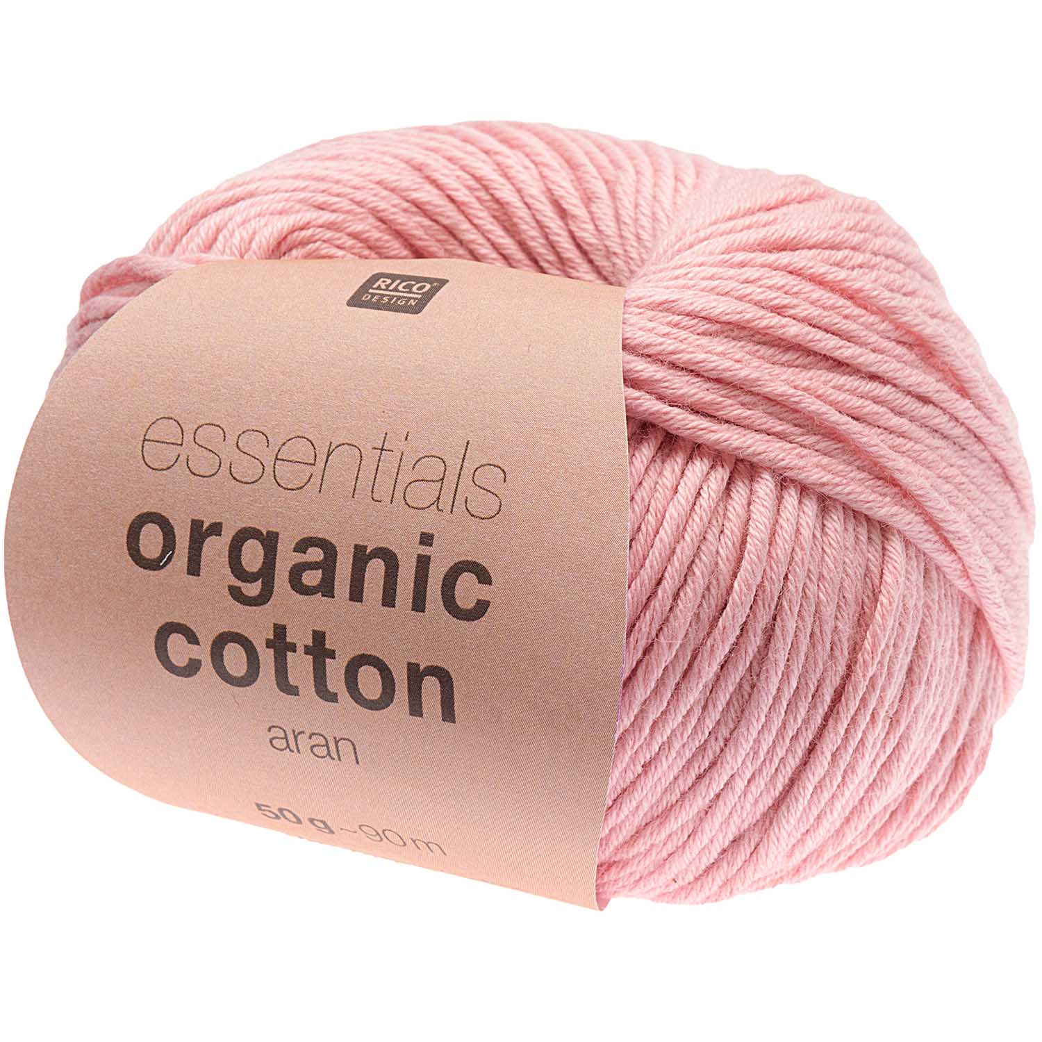 Rico Essential Organic Cotton aran 50g/90m Rico Essential Organic Cotton aran 50g/90m