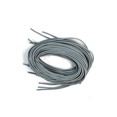 Lederband grau, 1 m Lederriemen Lederschnur