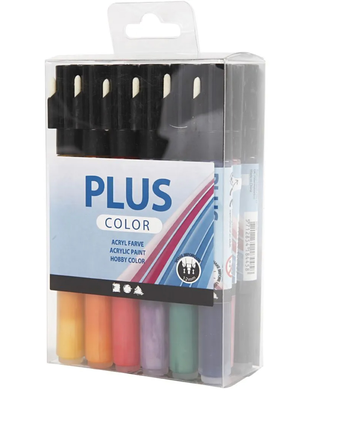 Plus Color Acrylmarker L: 14,5cm Strichstärke 1-2 mm 18 Stck./1 Pck.