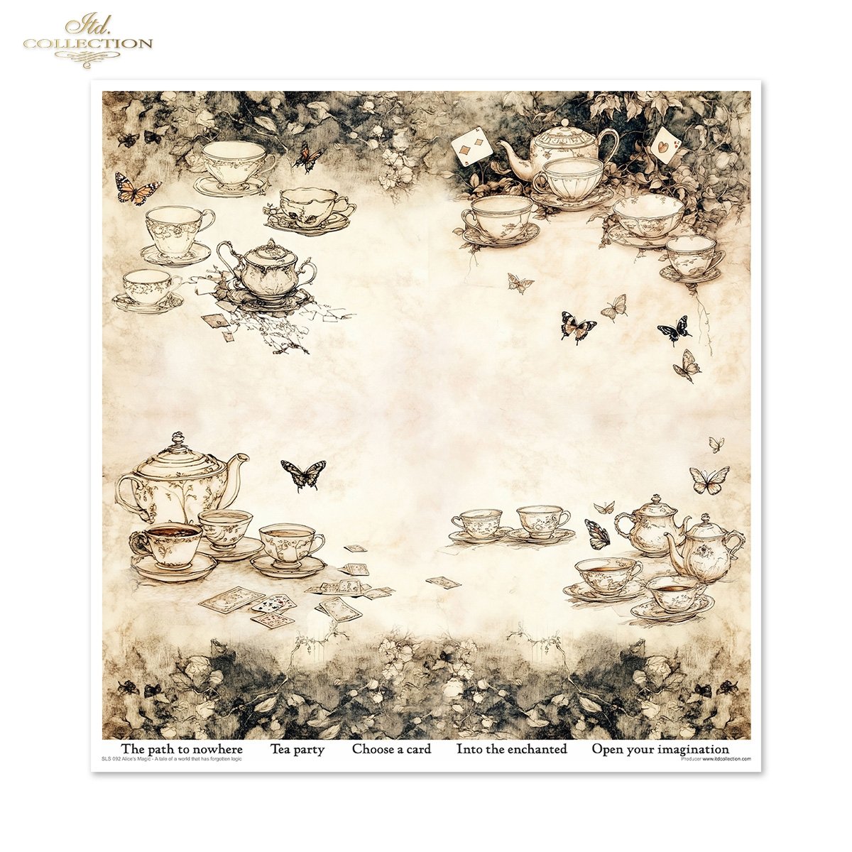 Designpapier-Set „Alice's Magic - A tale of a world that has forgotten logic vol. 2“ 310x320 mm 11 Blatt Designpapier-Set „Alice's Magic - A tale of a world that has forgotten logic vol. 2“ 310x320 mm 11 Blatt
