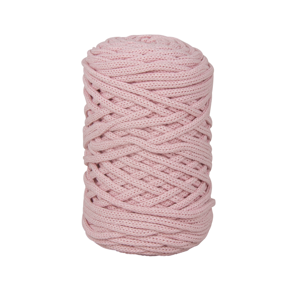 Braidy Garn rosa, geflochten   Macramégarn Knüpfgarn 250 g