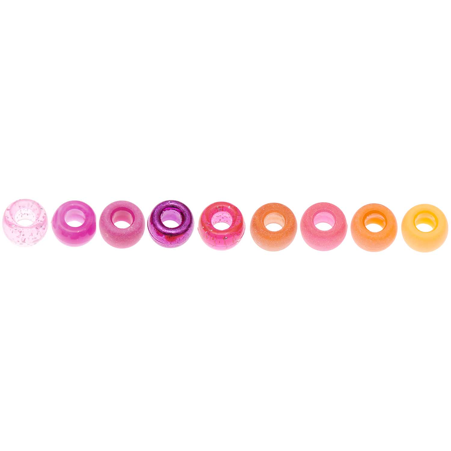 Ponii Beads Mix Acrylperlen 9x6mm 80 Stück Ponii Beads Mix Acrylperlen 9x6mm 80 Stück