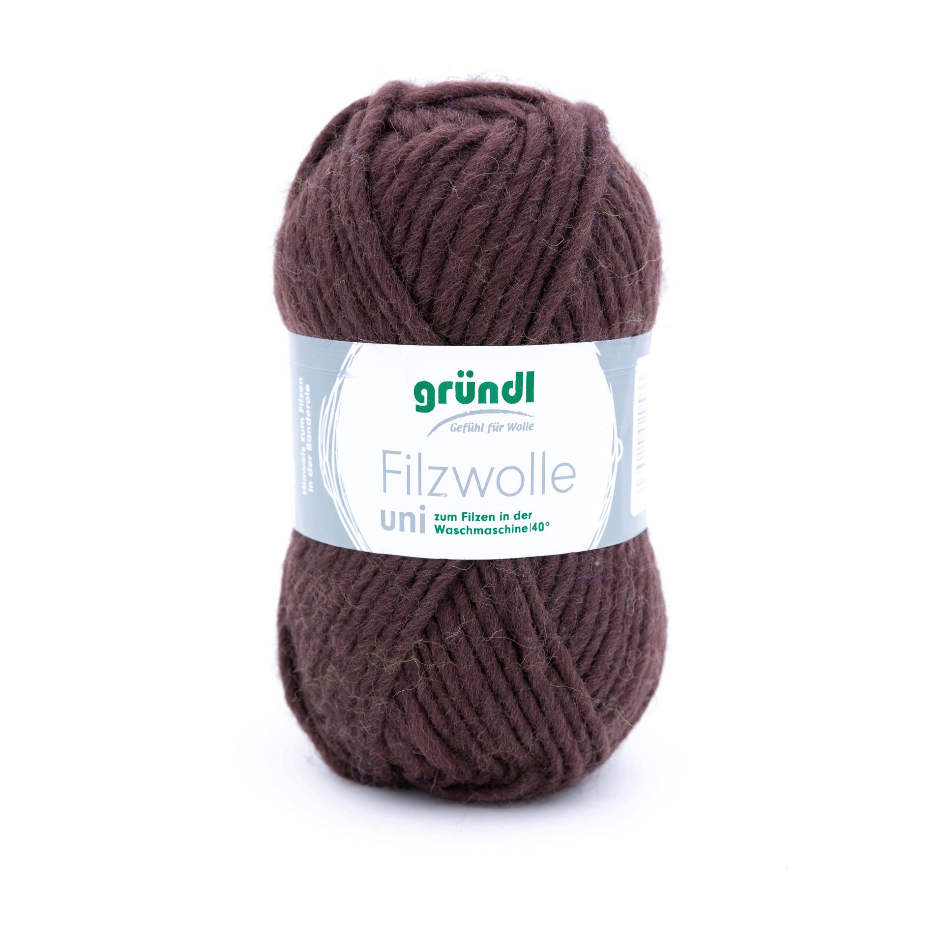 Strickfilzwolle 50g- 50m Schurwolle Strickfilzen Waschmaschinenfilzen 