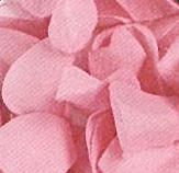 Papierblütenblätter rosè