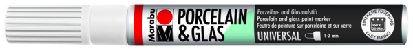 Marabu Porcelain & Glas Painter 1-2 mm Spitze Porzellanfarbe