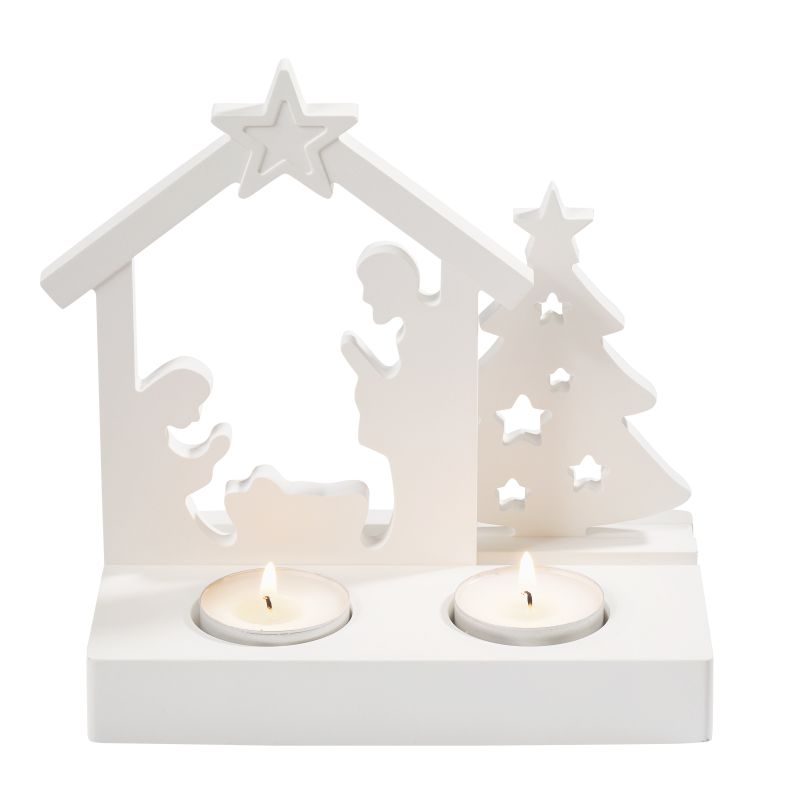 Silikon-Gießform Weihnachts-Krippe heilige Familie 15,5x12x1cm Silikon-Gießform Weihnachts-Krippe heilige Familie 15,5x12x1cm