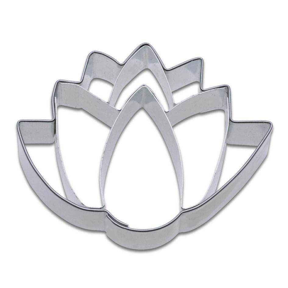 Lotusblüte 6cm Blume Präge-Ausstecher Ausstechform