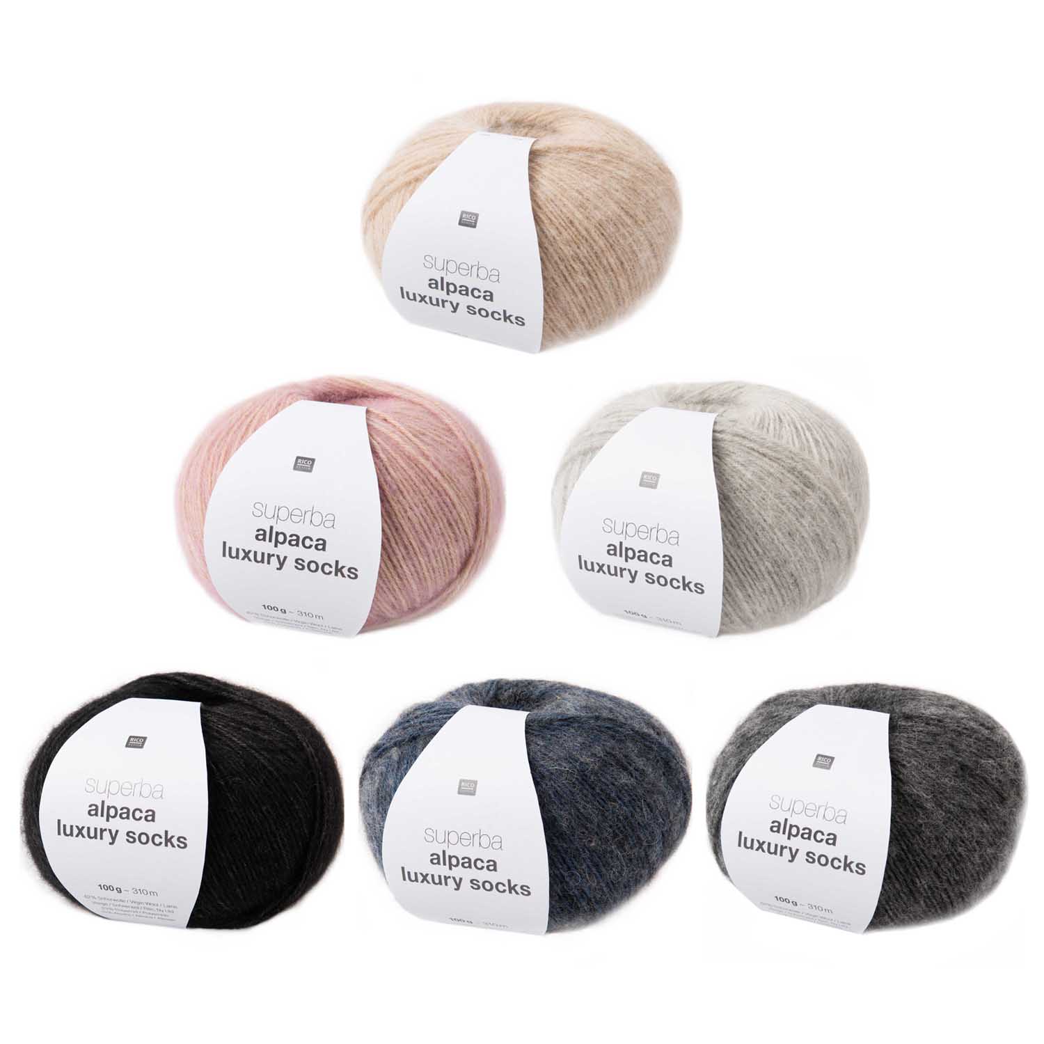 Superba Alpaca Luxury Socks Rico 100g 