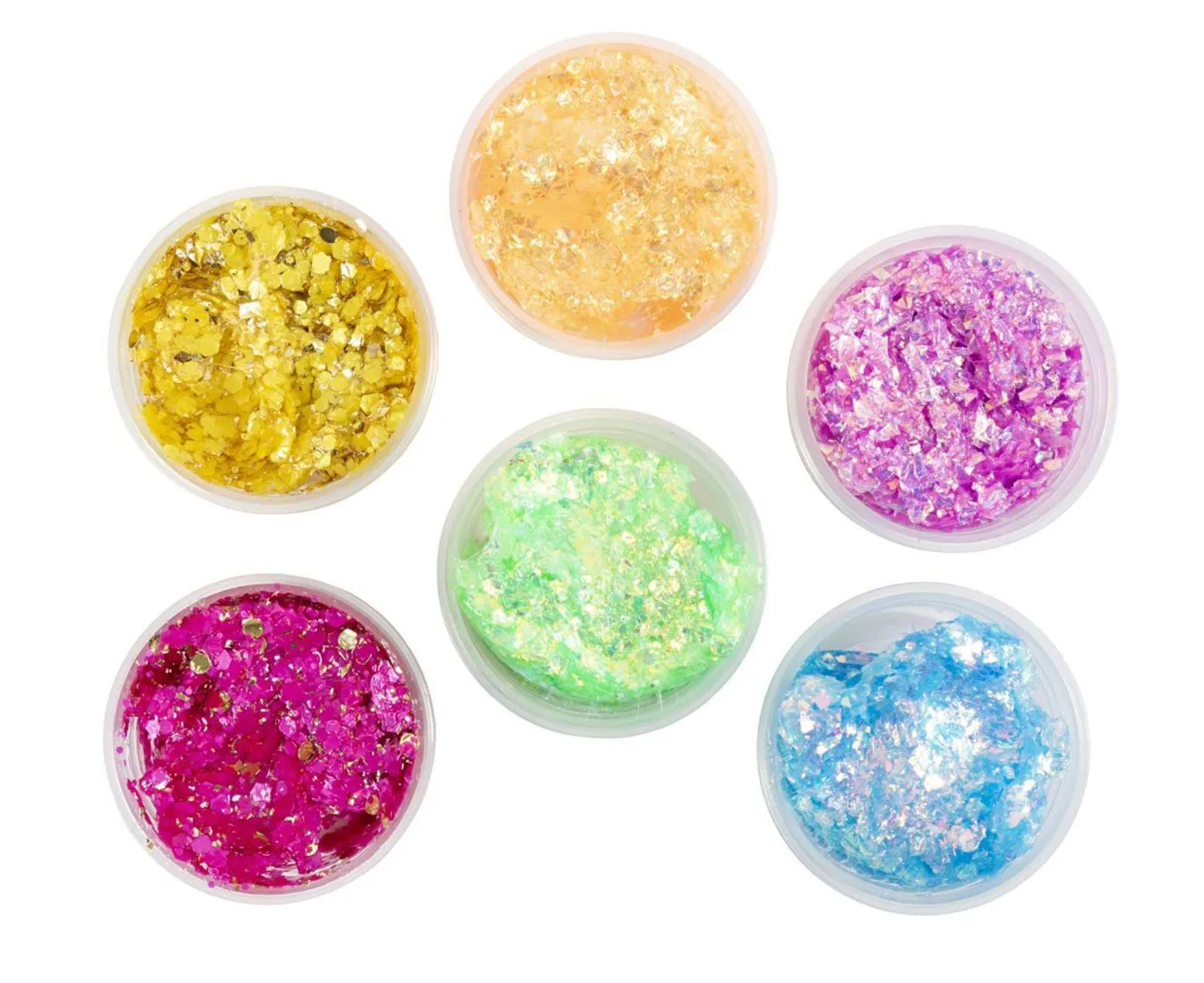 Glitter Clay 6 Dose 20 ml Sortierte Farben