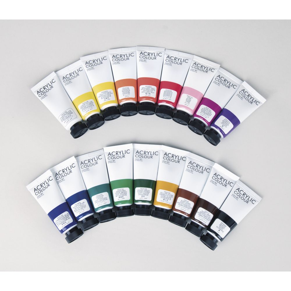 Acrylfarben Künstler Set 36 Farben x 22ml Set  bunt