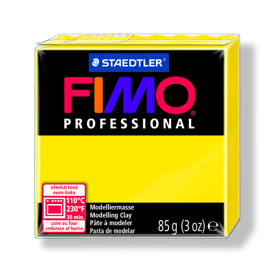 Fimo Professional, 85g, 100, echtgelb