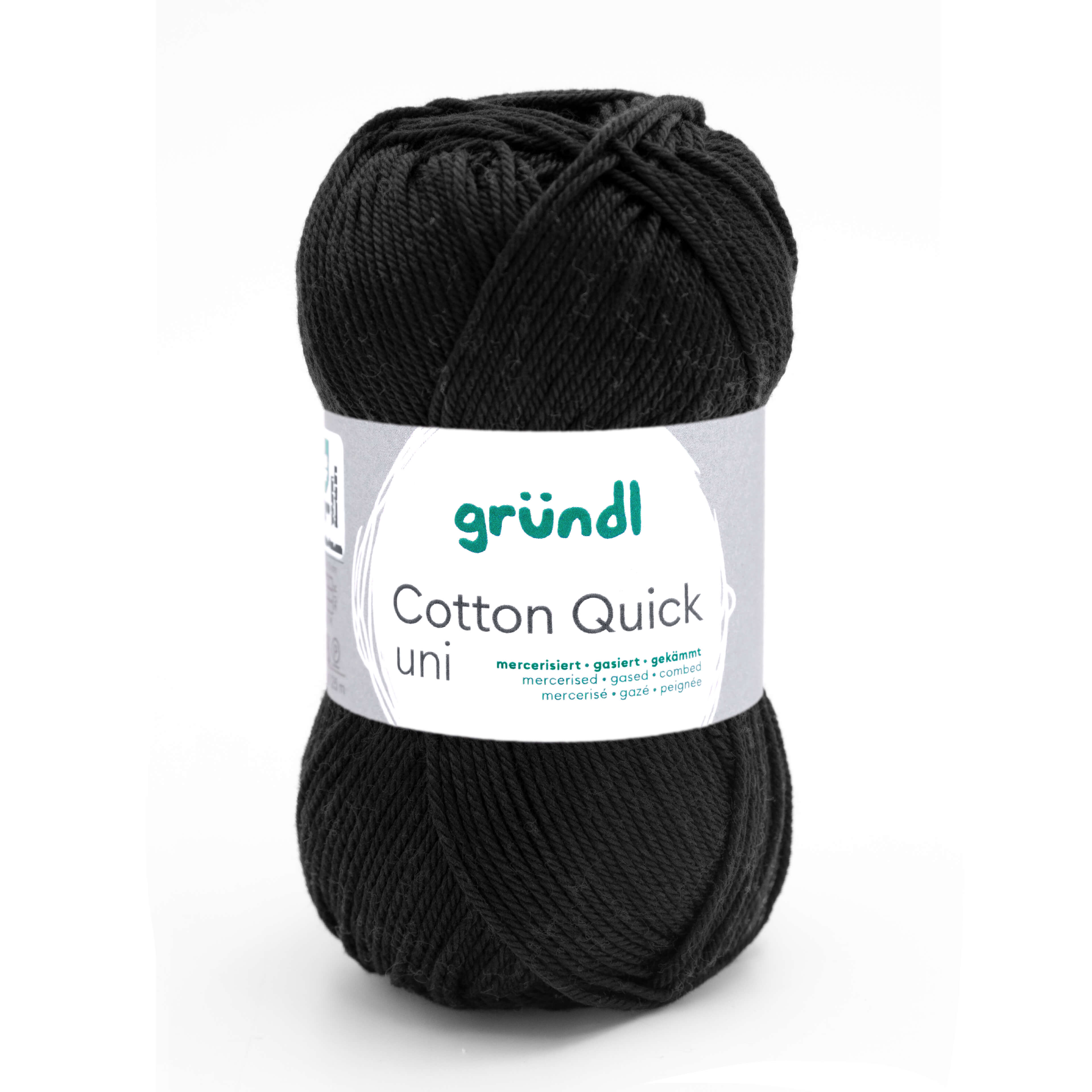 Cotton Quick Uni 100 % Baumwolle mercerisiert gasiert gekämmt 50g/125m Cotton Quick Uni 100 % Baumwolle mercerisiert gasiert gekämmt 50g/125m