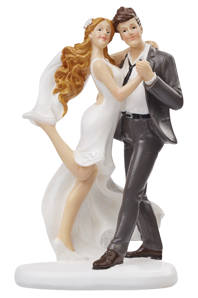 Brautpaar-Figur tanzend 13cm 