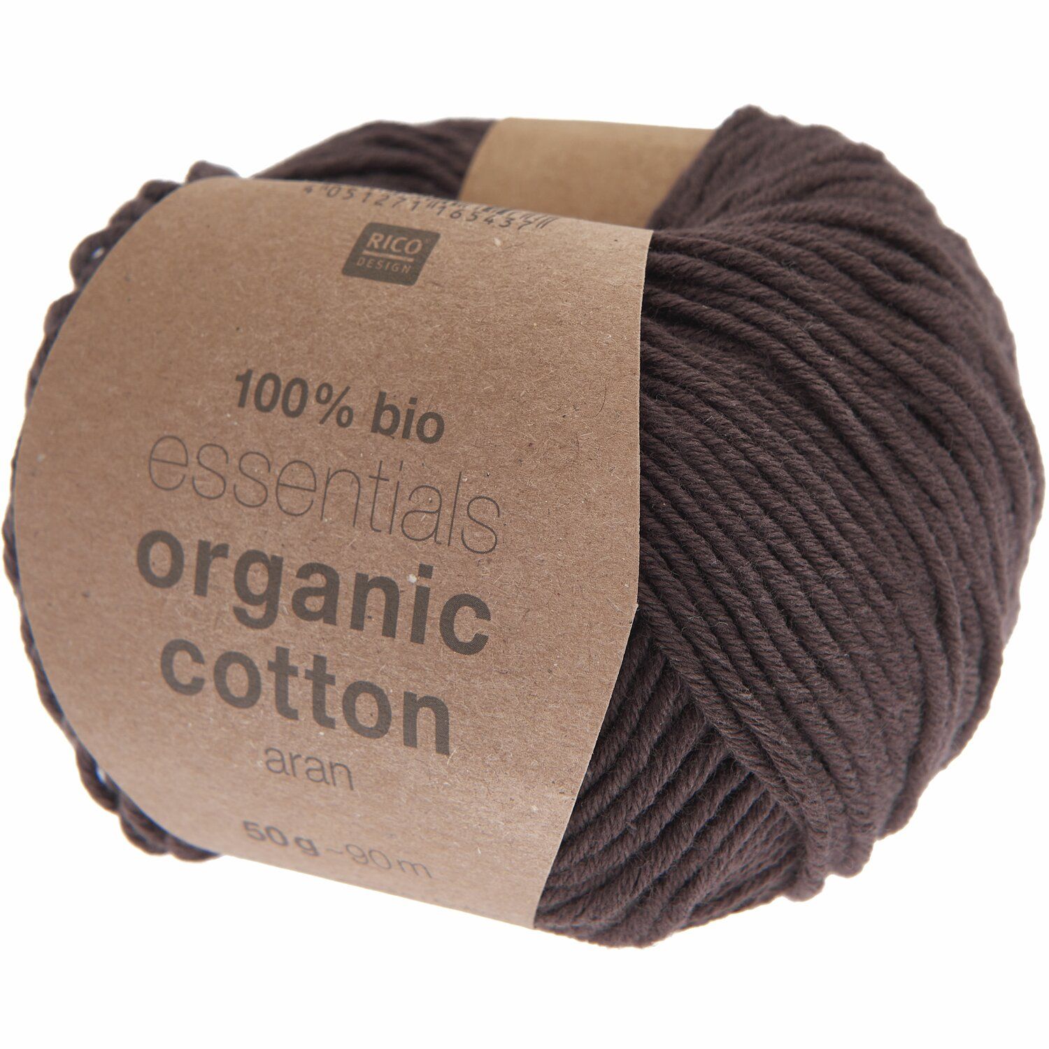 Rico Essential Organic Cotton aran Baumwollgarn 50g/90m Rico Essential Organic Cotton aran Baumwollgarn 50g/90m
