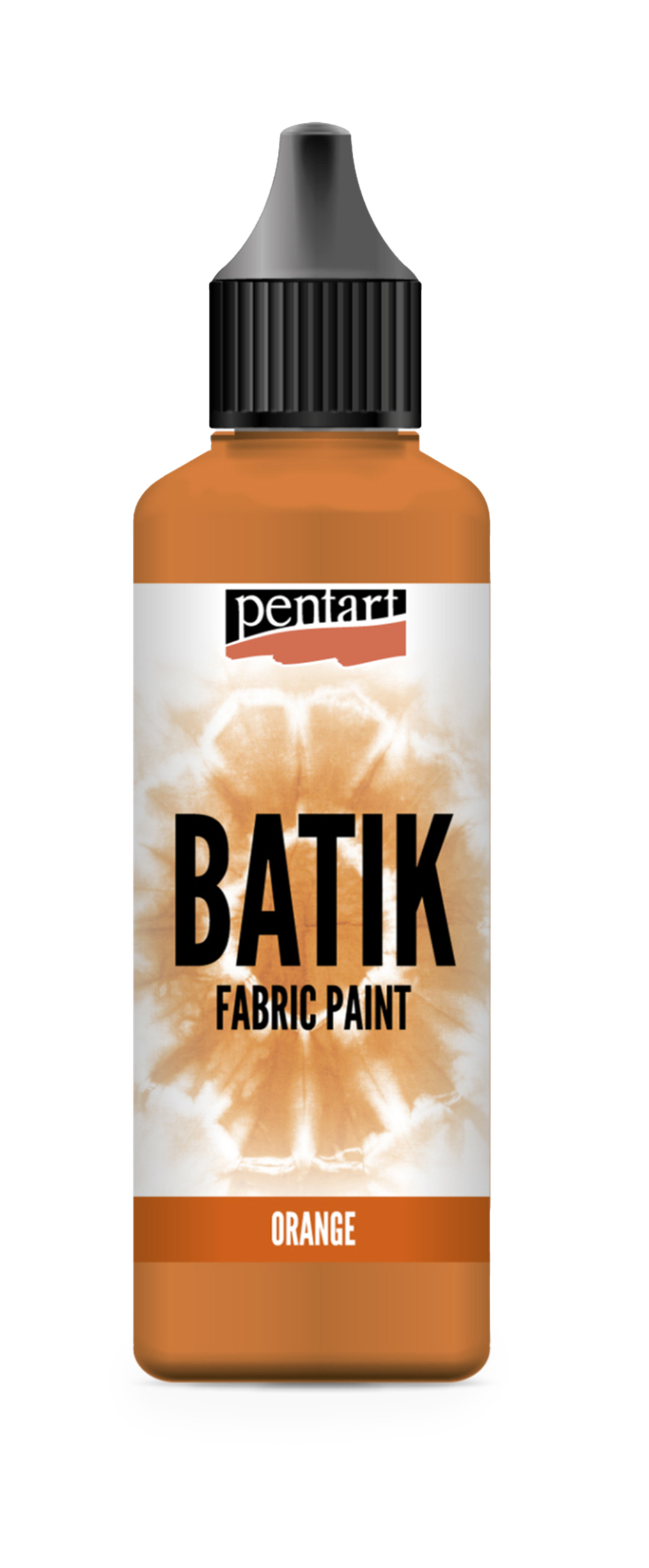 Pentart Batik Textilfarbe ORANGE flüssig 80ml