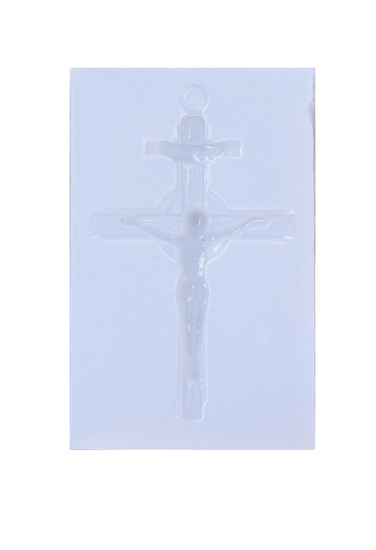 Silikon Gießform Kruzifix 5,5x3,5cm 