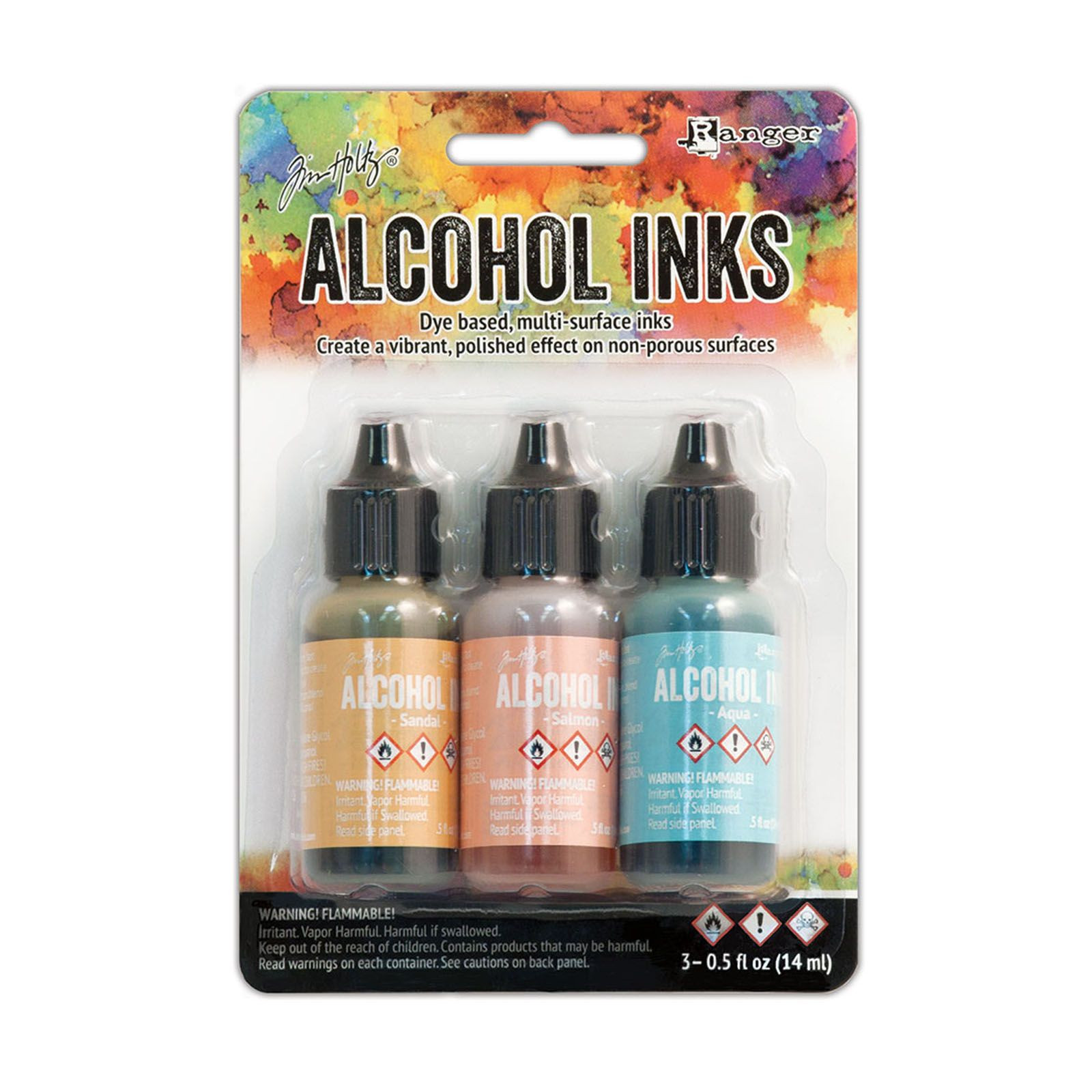 Ranger Tim Holtz Alcohol Ink Kits Lakeshore 3x14ml Alkoholtinte